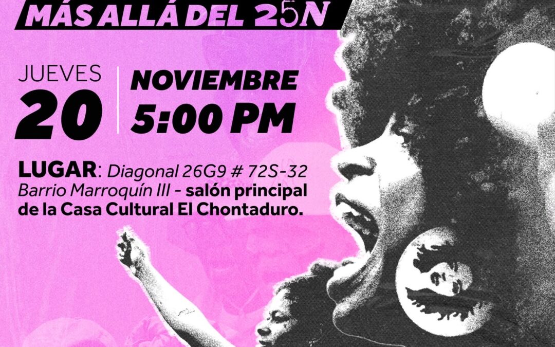 25N: Más Allá de la Conmemoración, Acciones por una Vida Libre de Violencia en el Oriente de Cali